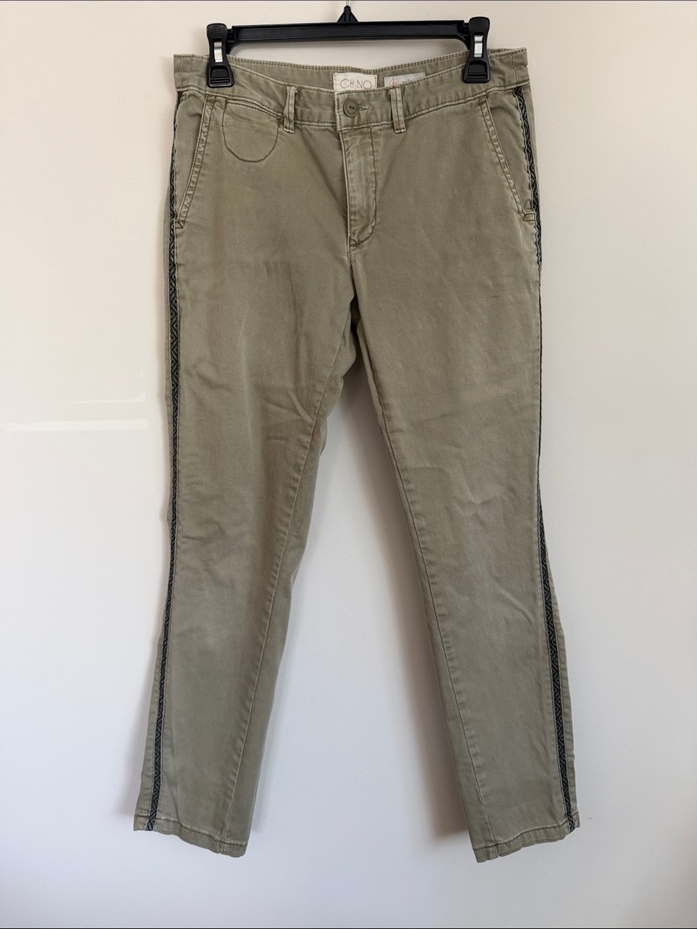 Anthropologie Women’s Chinos with Side Trim